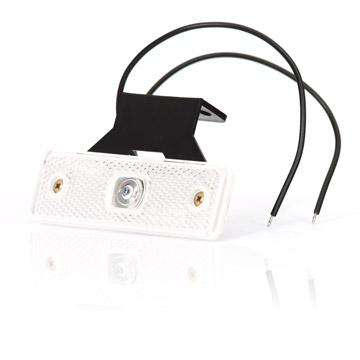 Белый габорит LED  (с боковым креплением)